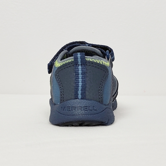 Merrell Little Kid's Size 7 Hydro Hiker Sandals Wide Boy Jr. Water Shoes Blue - Picture 3 of 9